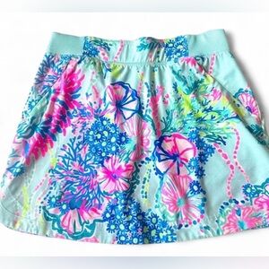 Lilly Pulitzer Luxletic XS  Skort/Skirt Run Around Beach You To It Golf Preppy